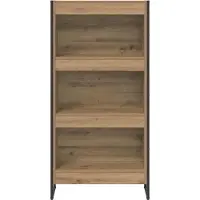 vidaXL Boekenkast 60 x 30 x 121 cm Bewerkt hout Ambachtelijk Eiken