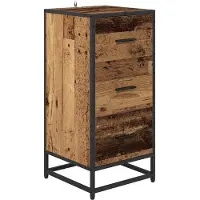 vidaXL Dressoir Oudhout 35.5 x 35 x 76 cm