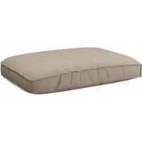 vidaXL Kussen Oxford Stof Taupe 120 x 80 x 12 cm