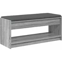 vidaXL Hallenbank Grijze Sonoma 103 x 38 x 45 cm