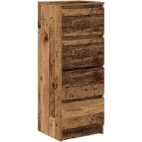 vidaXL Dressoir 37,5x35x99 cm spaanplaat oud hout