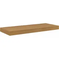 vidaXL Wandplank Muurmontage Beige 60 x 23,5 x 3,8 cm Bewerkt hout