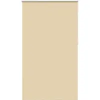 vidaXL Rolgordijn verduisterend 125x230 cm stofbreedte 121,6 cm beige