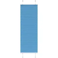 vidaXL Plissé rolgordijn 45x150 cm stofbreedte 44,4 cm polyester blauw
