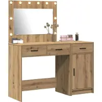 vidaXL Kaptafel 2 st Bruin 40 x 41 x 75 cm Bewerkt hout