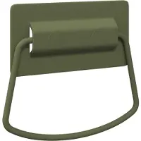 vidaXL Kast Handvatten 12 st Olijf Groen 85 x 45 mm Metaal