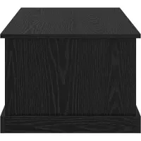 vidaXL Salontafel Zwart Eiken 90 x 50 x 35 cm Bewerkt hout