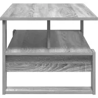 vidaXL Salontafel Sonoma-grijs, 90 x 50 x 40 cm, houtvezel