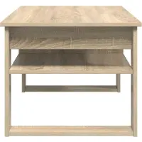 vidaXL Salontafel Sonoma-eik, 96 x 54 x 44 cm, houtvezel