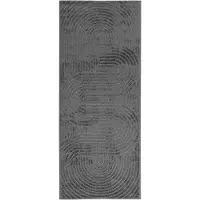 vidaXL Vloerkleden Rechthoekig PALMERAS Antraciet 150 x 80 cm