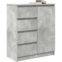 vidaXL Dressoir met lades 71x35x84 cm spaanplaat betongrijs