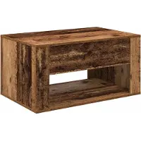 vidaXL Salontafel Oud Hout 80 x 50 x 40 cm Bewerkt hout