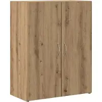 vidaXL Kantoorkast Artisanaal eiken 70 x 32 x 77.5 cm Bewerkt hout
