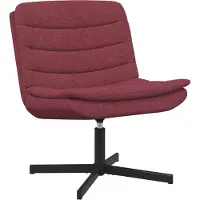 vidaXL Draaistoel Wijnrood 63 x 75 x 76 cm Stof
