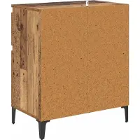 vidaXL Dressoir Oud Hout 60 x 35 x 70 cm Geengineerd Hout en IJzer