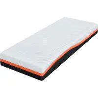 vidaXL Matras, wit en zwart, 70 x 200 cm, jacquardstof
