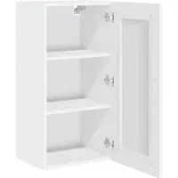 vidaXL Vaatwasserpaneel Kalmar 2 pcs Hoogglans wit Bewerkt hout