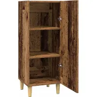 vidaXL Dressoir, gerecycled hout, 34,5 x 34 x 90 cm, houtvezel