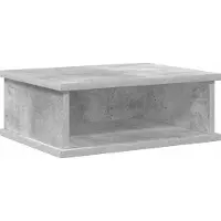 vidaXL Nachtkastje Beton Grijs 40 x 31 x 15 cm Bewerkt hout