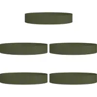 vidaXL Plantenring 5 st Olijf Groen 120 x 120 x 20 cm