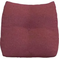 vidaXL Rugkussen Wijnrood 45 x 24 x 50 cm Stof