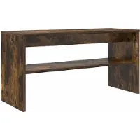 vidaXL TV Kast 80 x 30 x 40 cm Rook Eiken Bewerkt hout