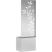 vidaXL Tuin Privacy Scherm Bloemen Zilver 50 x 32 x 150 cm