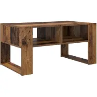 vidaXL Salontafel Oudhout 92 x 53 x 45 cm Bewerkt hout