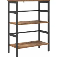 vidaXL Boekenplank 2-laags 40 x 29.5 x 115 cm Bewerkt hout Oud Hout