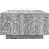 vidaXL Salontafel Grijs Sonoma 95 x 55 x 31 cm Bewerkt hout