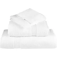 vidaXL Saunadoeken SOLUND 4 st 600 g/m² 80x200 cm wit
