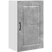 vidaXL Vaatwasserpaneel Kalmar Beton Grijs 50 x 31 x 80 cm