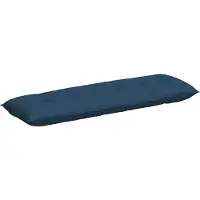 vidaXL Rugkussen Blauw 200 x 19 x 50 cm Stof