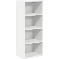 vidaXL Hangkast Wit 40 x 29,5 x 100 cm Bewerkt hout