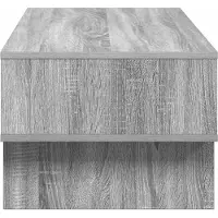 vidaXL Salontafel Grijs Sonoma 100 x 46 x 35 cm Bewerkt hout