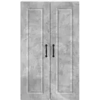 vidaXL Wandkast PORTO, betonkleur, 60 x 31 x 100 cm, van houtvezel