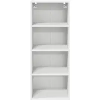 vidaXL Hangkast Wit 40 x 29,5 x 100 cm Bewerkt hout