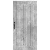 vidaXL - Wandkast - LUCCA - Betongrijs - 50 - x - 31 - x - 100 - cm - Bewerkt - hout
