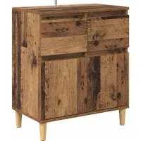 vidaXL Dressoir Oud Hout 60 x 35 x 70 cm Bewerkt hout