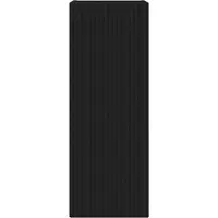vidaXL TV Wandkast 30 x 31 x 80 cm Zwart Bewerkt hout