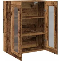 vidaXL Wandkast Oudhout 69,5 x 34 x 90 cm Bewerkt hout