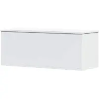vidaXL Opbergbox 90x35x35 cm bewerkt hout wit
