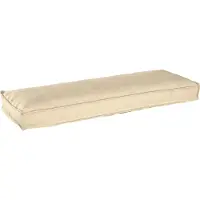 vidaXL Kussen Beige 120 x 40 x 8 cm Oxford Stof