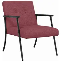 vidaXL Fauteuil Wijnrood Stof