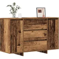 vidaXL Dressoir Oudhout 120 x 41 x 75 cm Bewerkt hout