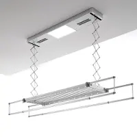 Foxydry 160 cm PRO electrisch plafonddroogrek met verwarming - 160 X 53 X 25 cm