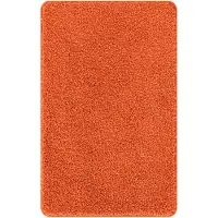 vidaXL Antislip Badmat Set 3 st Oranje 50 x 80 cm PP