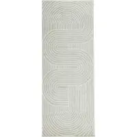 vidaXL Vloerkleden Rechthoekig PALMERAS Groen 80 x 200 cm Polyester