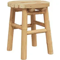 vidaXL Kruk Natuurlijk Bamboe 30 x 30 x 36 cm Bamboe