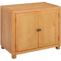 vidaXL Kast met opslag Bruin 78 x 50 x 70 cm Massief Eikenhout